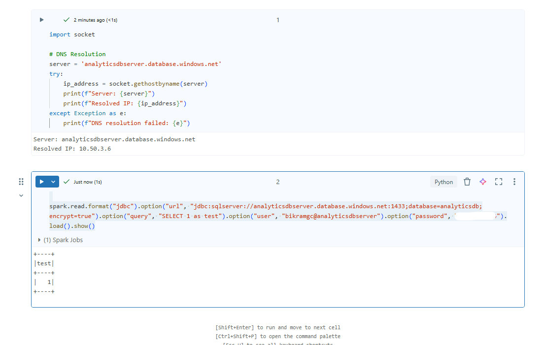 Testing IP resolution from notebooks