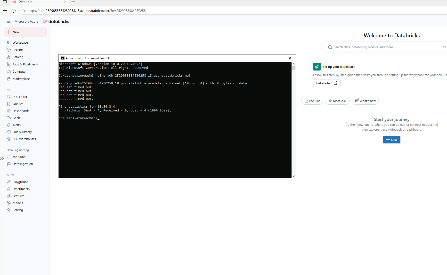 Accessing workspace via URL