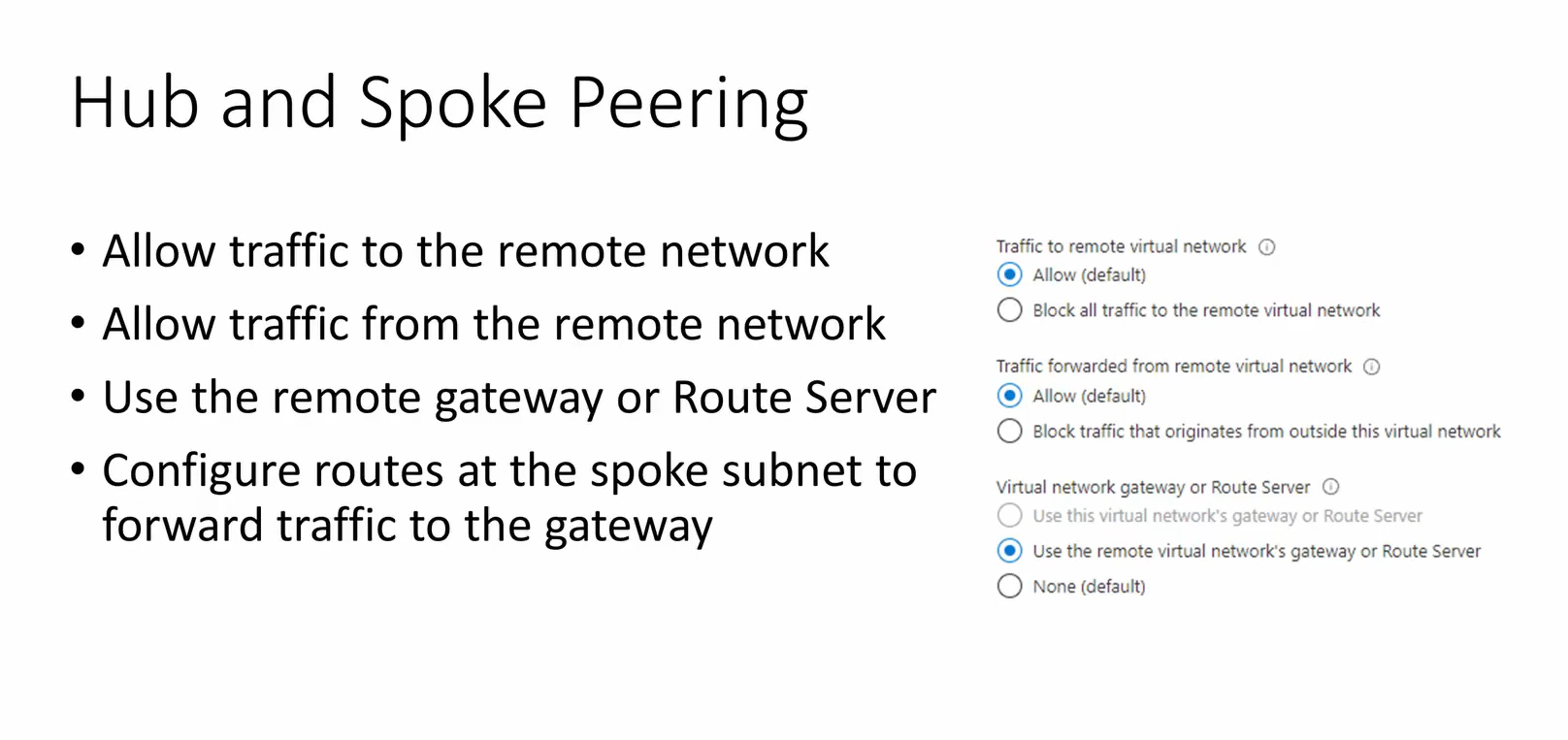 Gateway transit architecture